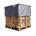 Brennholz aus Weißeiche 50 cm trocken auf Palette – Bild 2