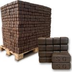 Feuerpracht Premium Torfbriketts – 960 kg Palette