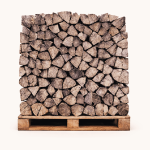 Hainbuchen-Brennholz 50 cm trockene Scheite auf Palette