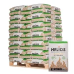 HELIOS Hochleistungs-Holzpellets – Palette 975kg (65 Säcke)
