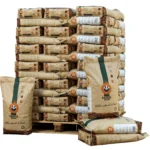 Natürliche Holzpellets Badger Pellets – Palette 990kg (66 Säcke)